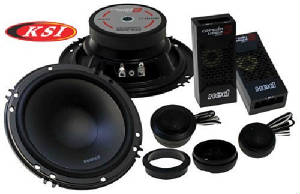 Cerwin-Vega XED650C 6.5" 2-way Component Speaker Set - 250w Max / 50w Rms Car Speakers