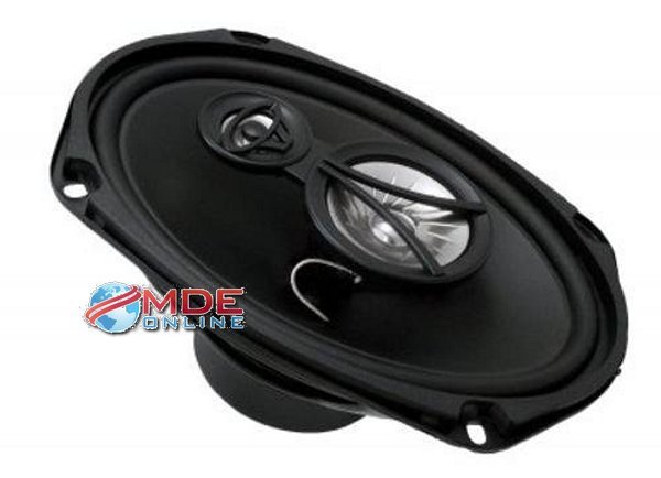 Universal 6" x 9" XED Mobile Series 350W 3-Way Coaxial Speaker by Cerwin-Vega®. 