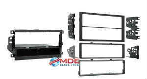 Metra 99-2003 Installation Multi-Kit for 1990-up GM/Suzuki Vehicles Provides Pocket With Recessed Mounting Of A Din Radio Or An Iso Din Radio Using Iso Quick-Release Brackets Allows Double-Din Or 2 Iso Stacked Radios To Be Mounted With Included Brackets 1990 & Up Gm/Suzuki Single Din/Double Din Installation Multi Kit Single Din Head Unit Provision With Pocket Iso Din Head Unit Provisions With Pocket Install dash kit for Single DIN/ISO Radios Snap-in ISO Support system Includes a storage pocket